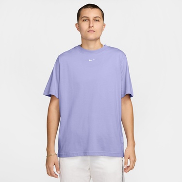  Nike Sportswear Essentials Kadın Mor T-Shirt