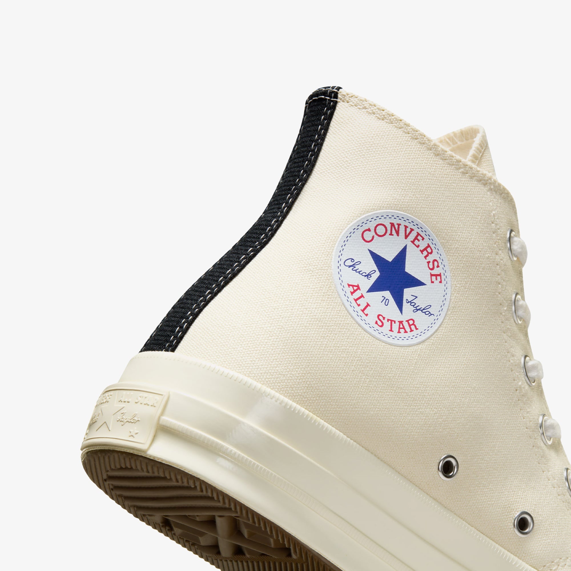 Converse X Comme Des Garçons Play Chuck 70 Unisex Krem Sneaker