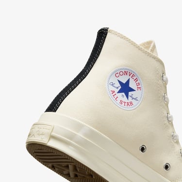  Converse X Comme Des Garçons Play Chuck 70 Unisex Krem Sneaker