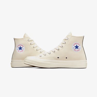  Converse X Comme Des Garçons Play Chuck 70 Unisex Krem Sneaker