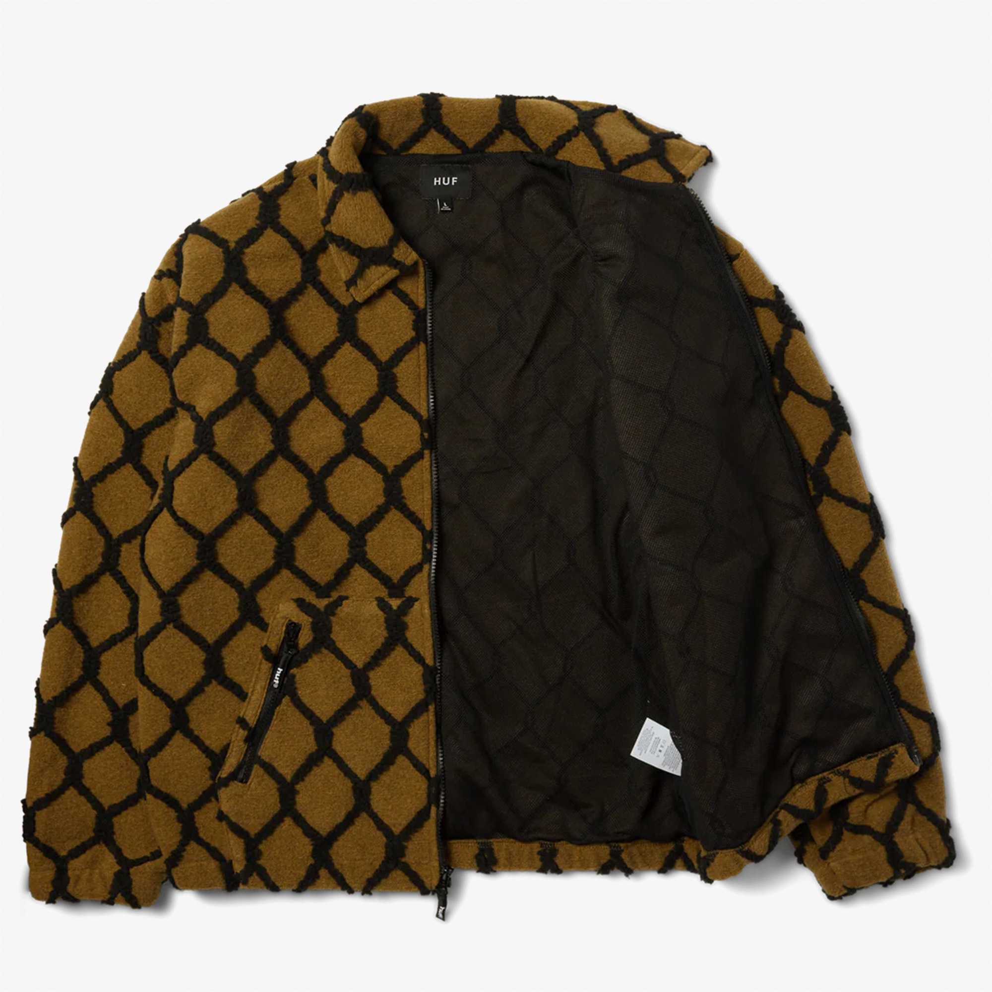 Huf Breakthrough High Pile Erkek Kahverengi Ceket