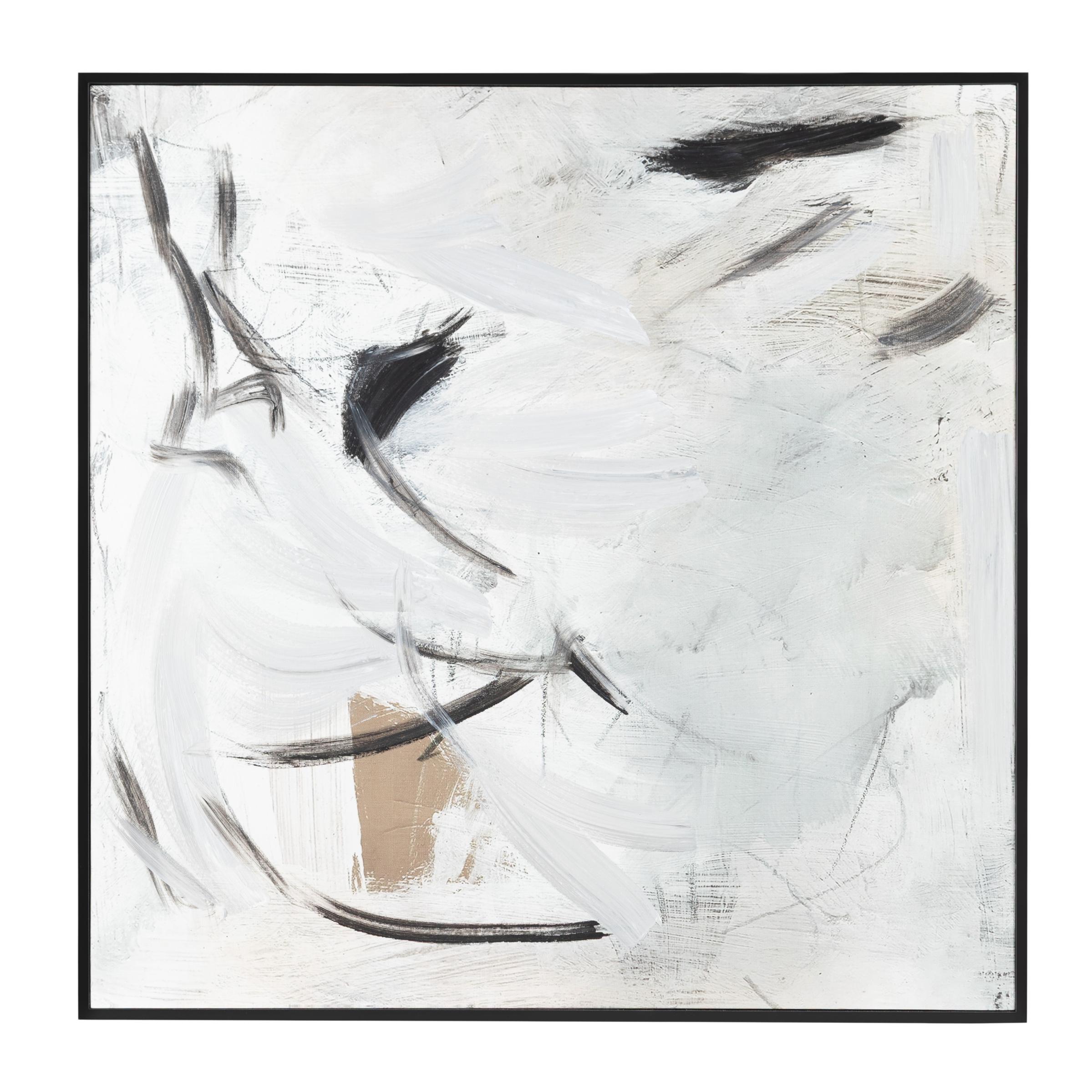  HORIZON  ÇERÇEVELİ YAĞLI BOYA TABLO 100X100CM