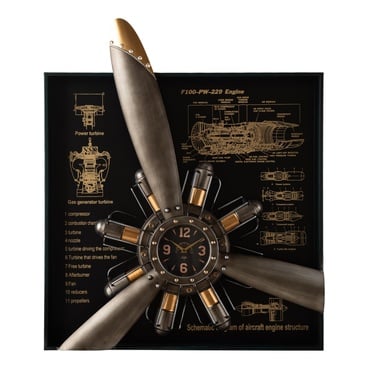  ELICA SILVER DUVAR SAATİ 80X11X96CM