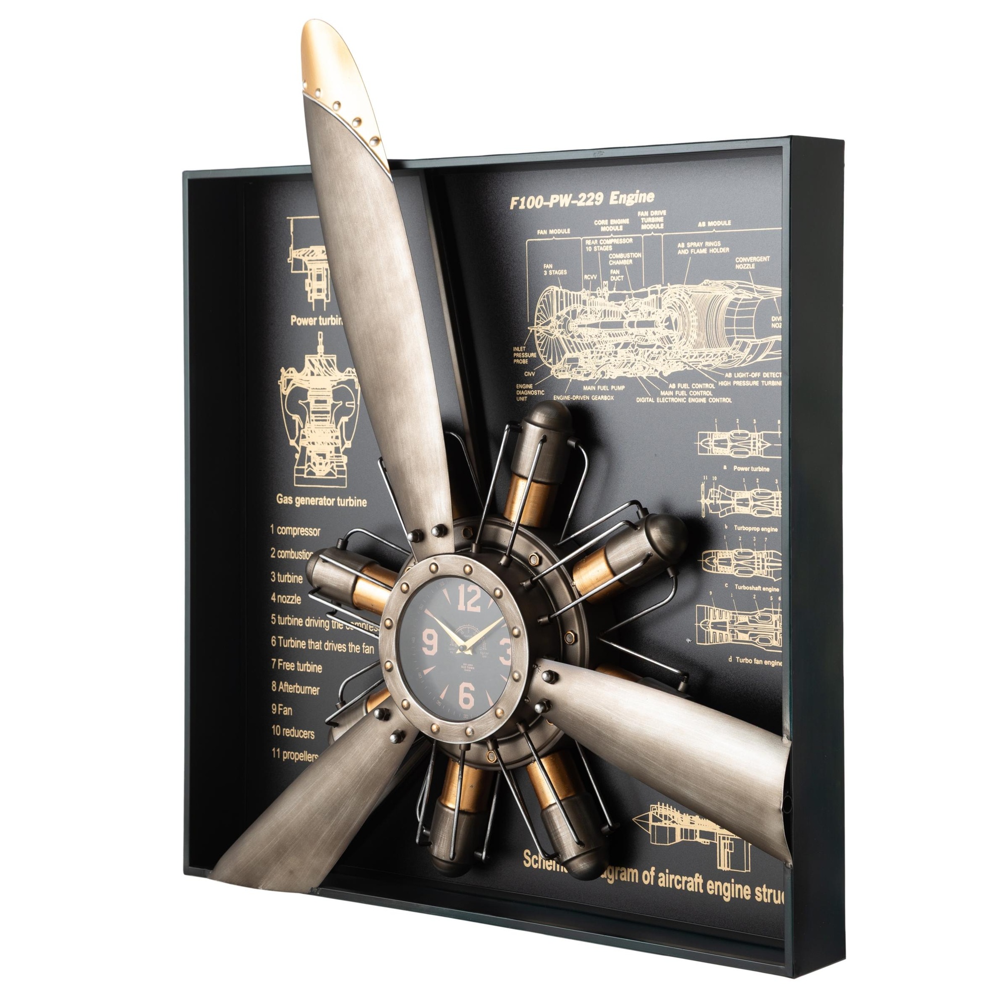 ELICA SILVER DUVAR SAATİ 80X11X96CM