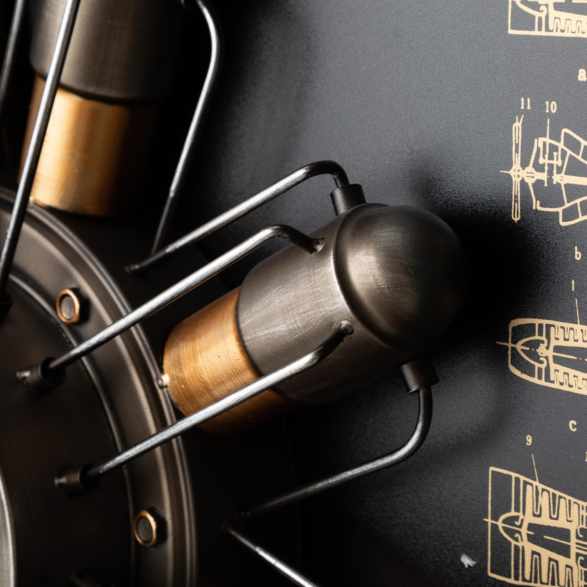 ELICA SILVER DUVAR SAATİ 80X11X96CM