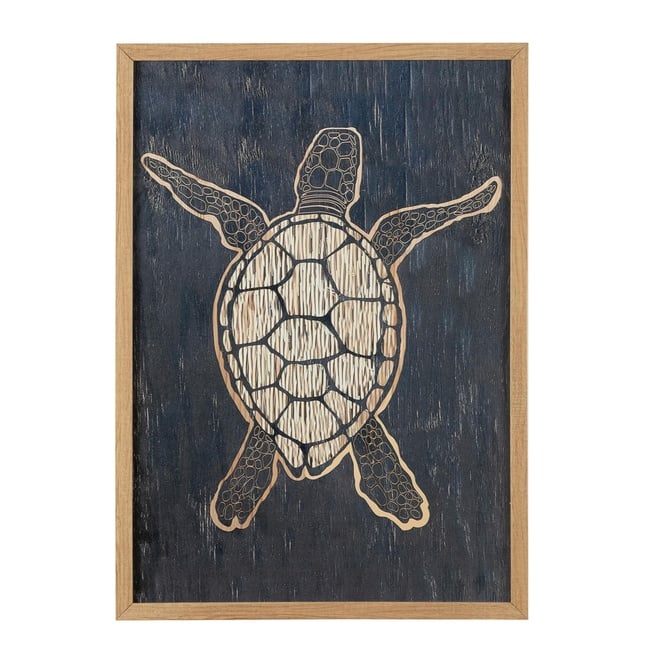  TERRAPIN ÇERÇEVELİ AHŞAP TABLO 50X70CM