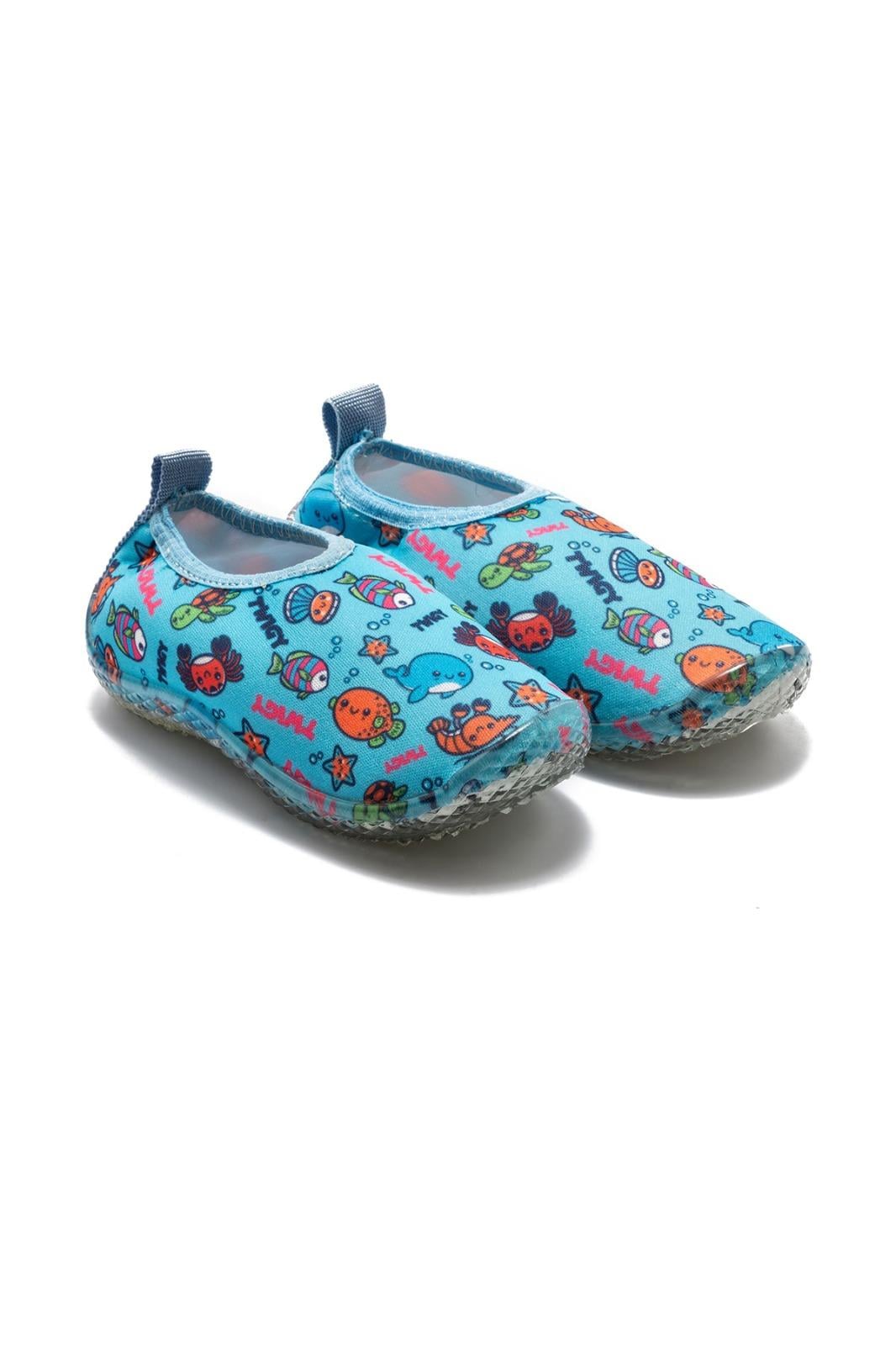  Balık Çocuk Deniz Ayakkabısı Mavi 24/29