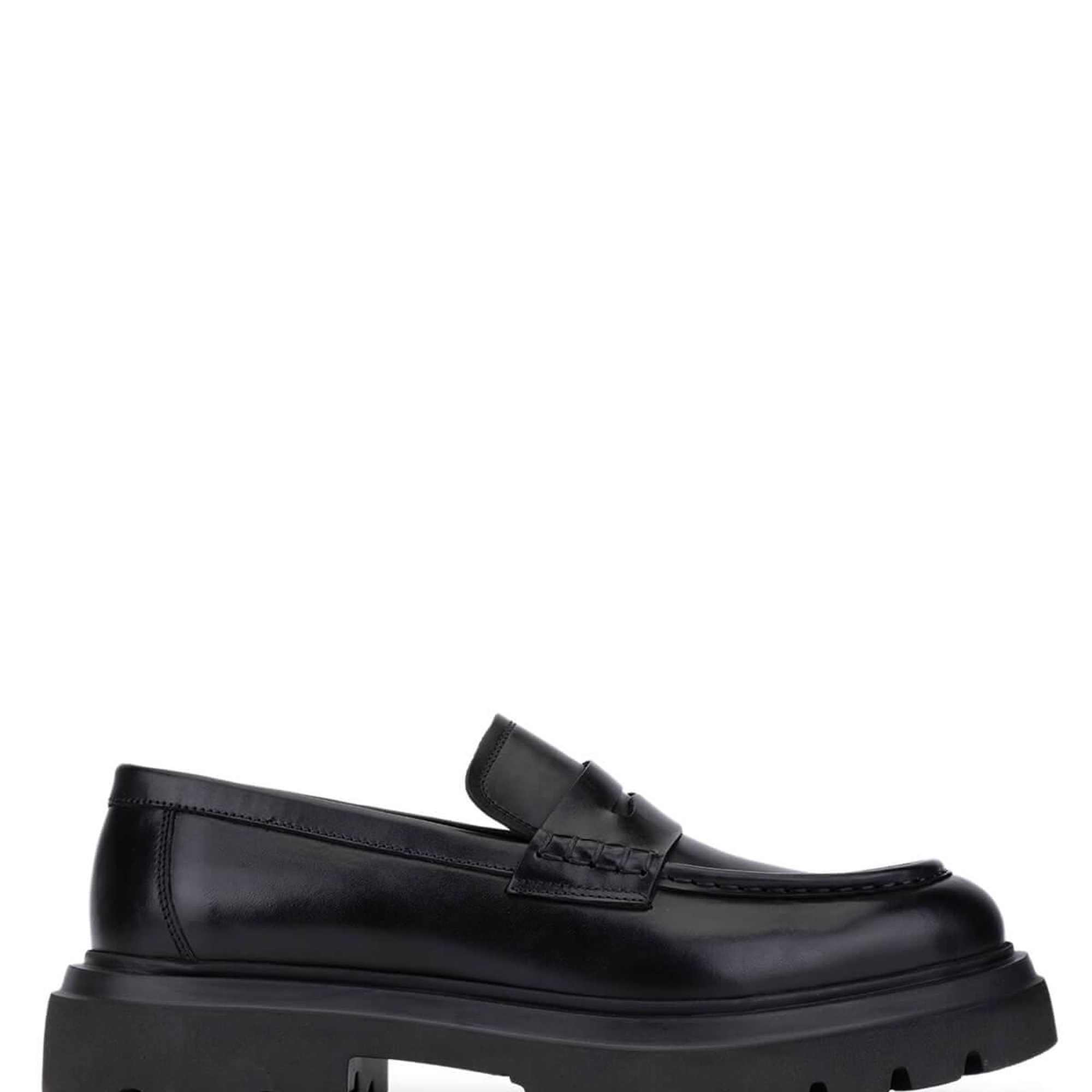 Tamer Tanca Erkek Hakiki Deri Siyah Casual Ayakkabı