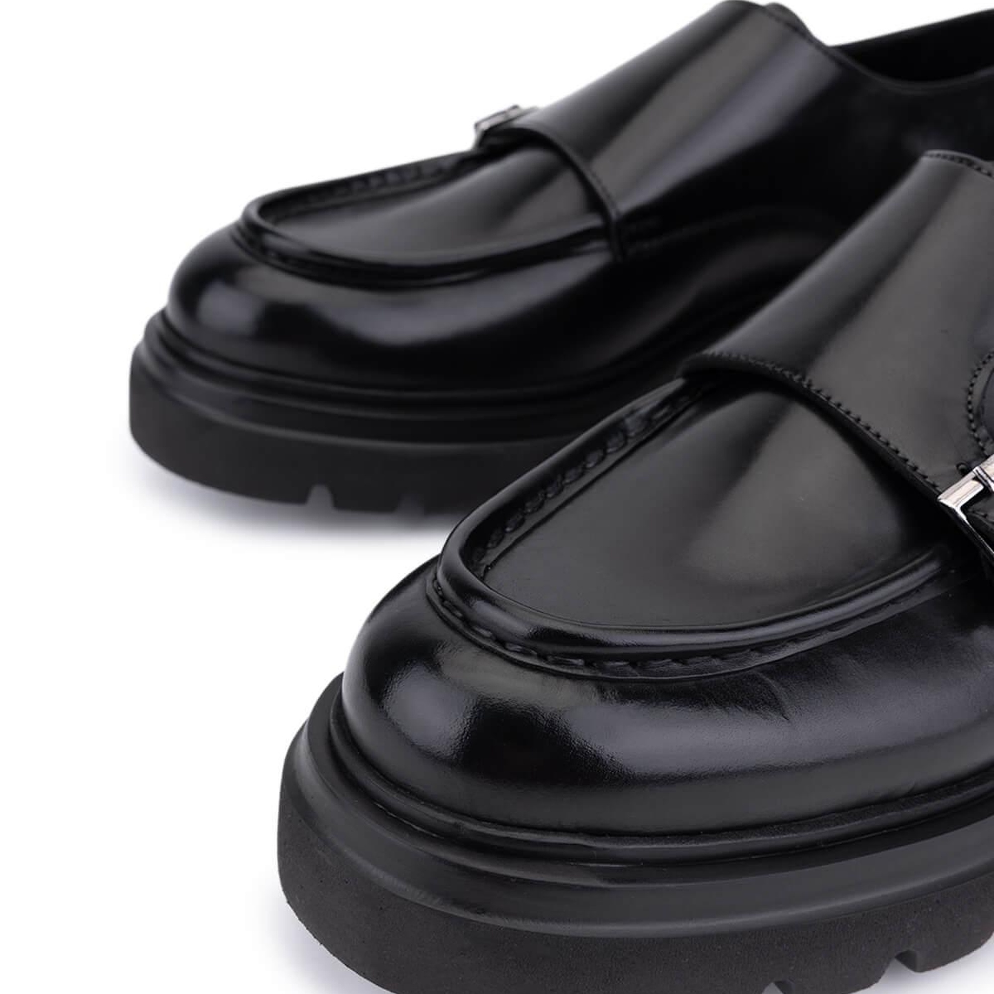 Tamer Tanca Erkek Hakiki Deri Siyah Casual Ayakkabı