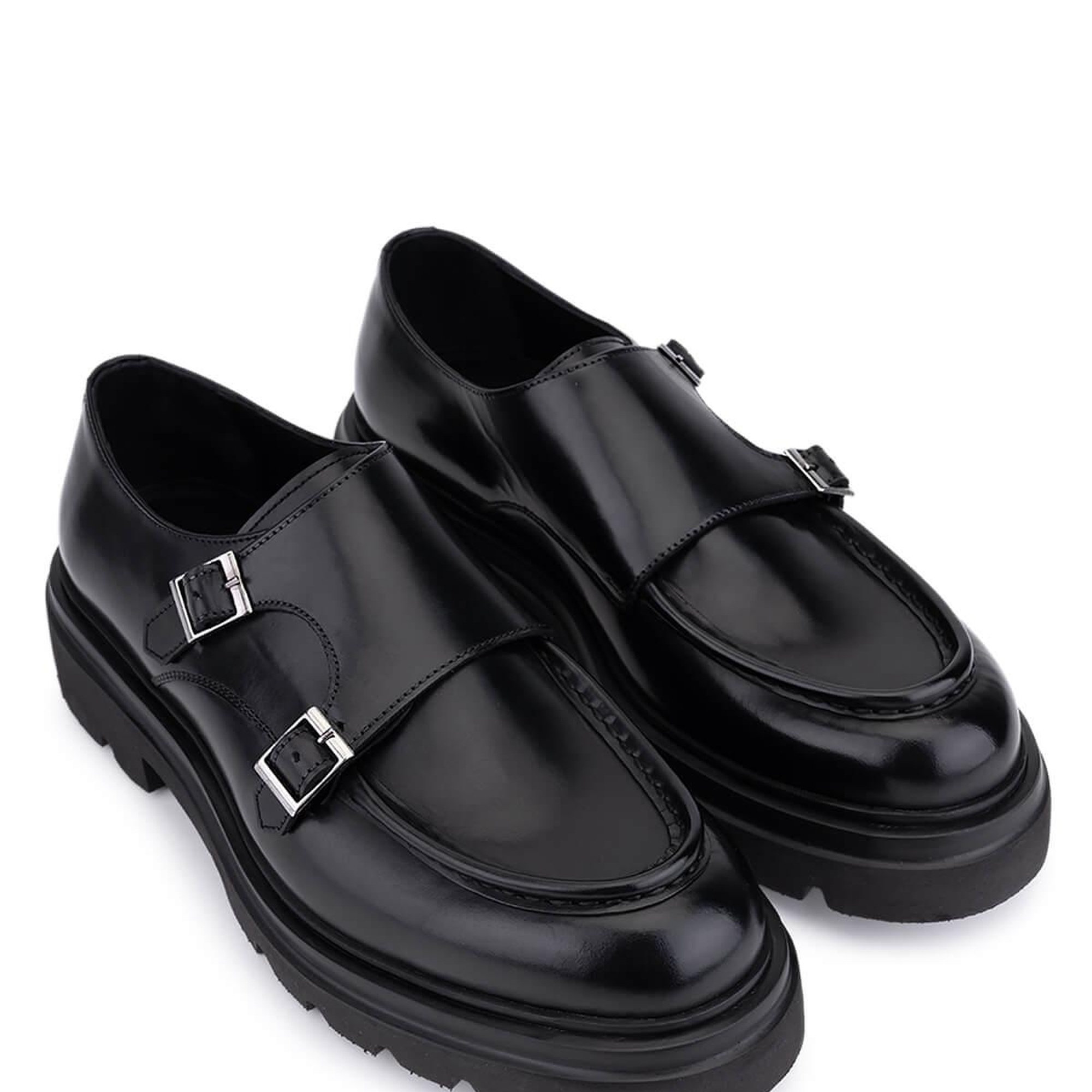 Tamer Tanca Erkek Hakiki Deri Siyah Casual Ayakkabı