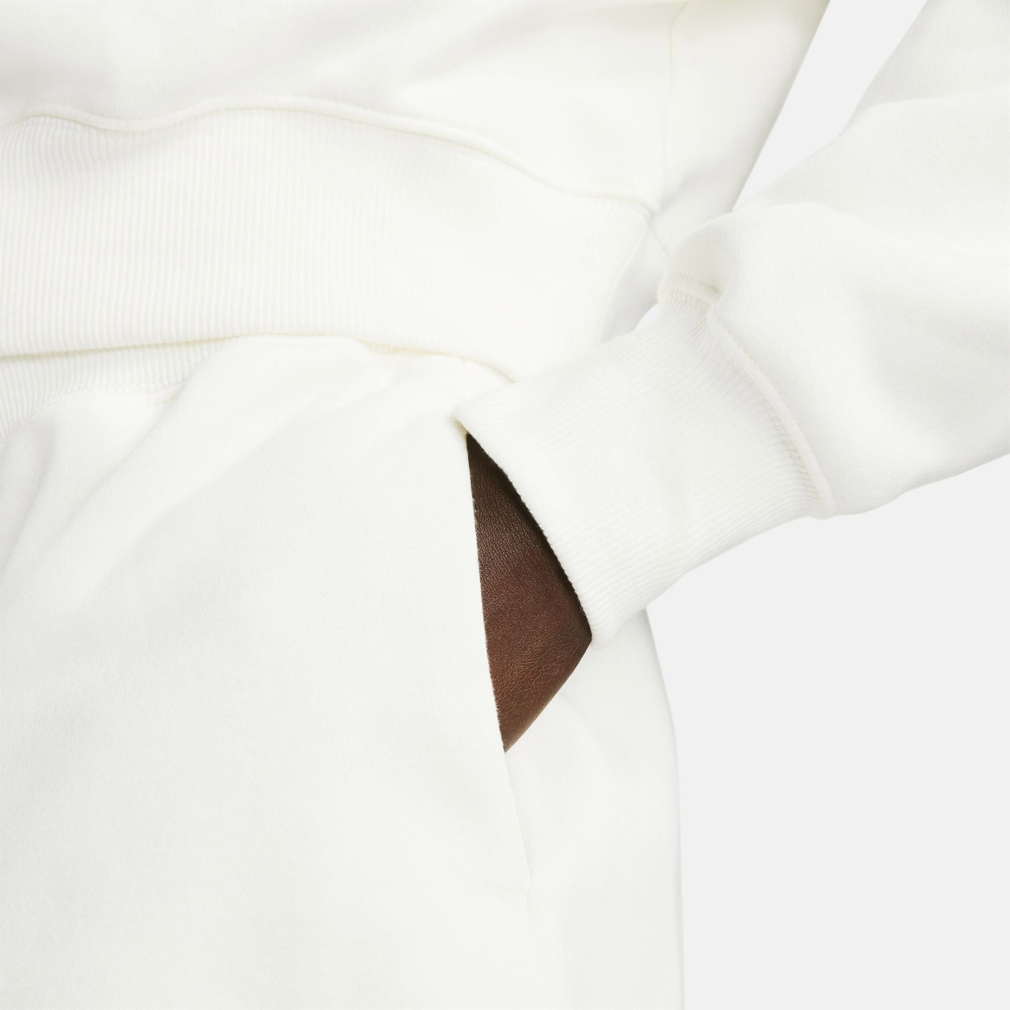 Nike Sportswear Phoenix Fleece Crop Kadın Beyaz Sweatshirt