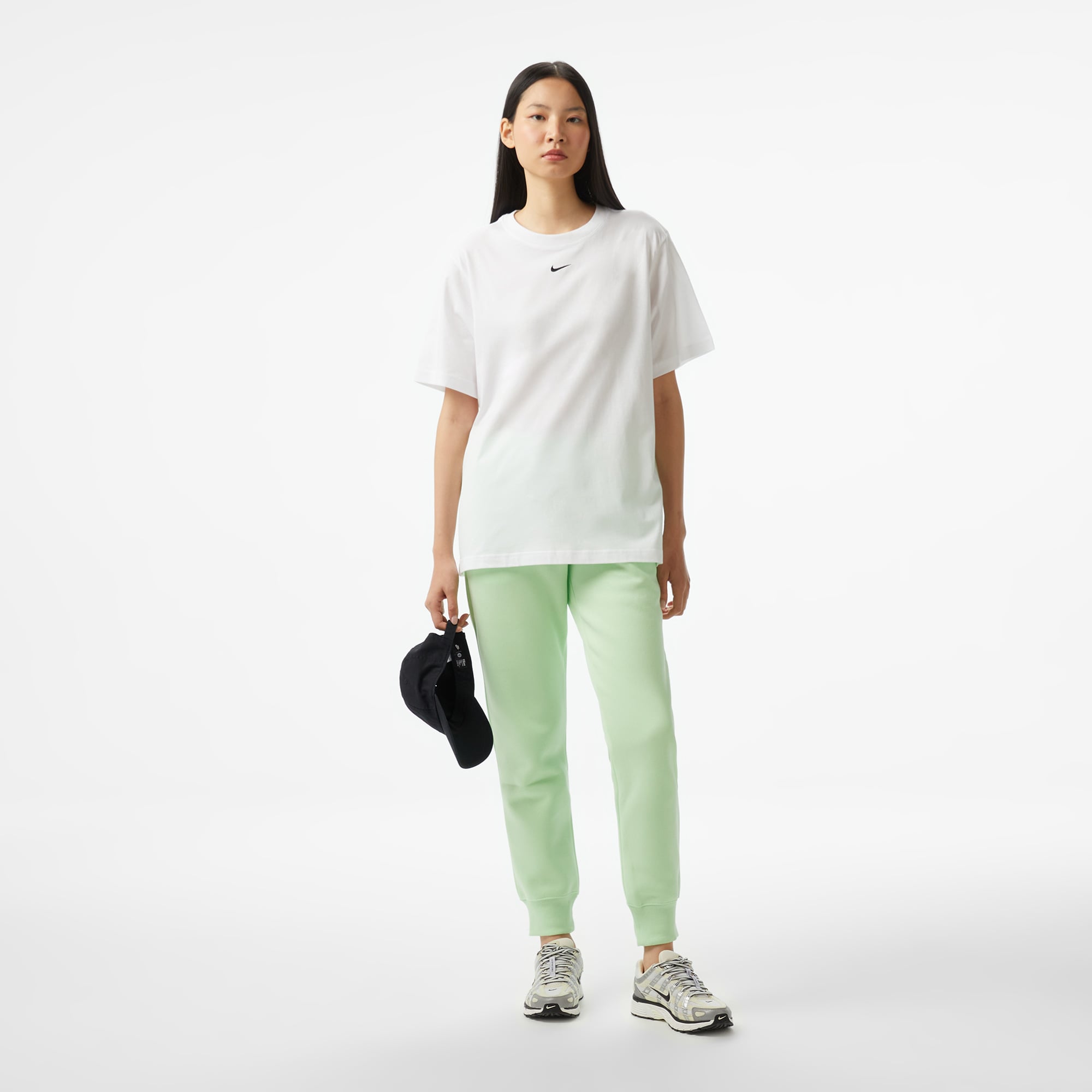  Nike Sportswear Phoenix Fleece Kadın Yeşil Eşofman Altı