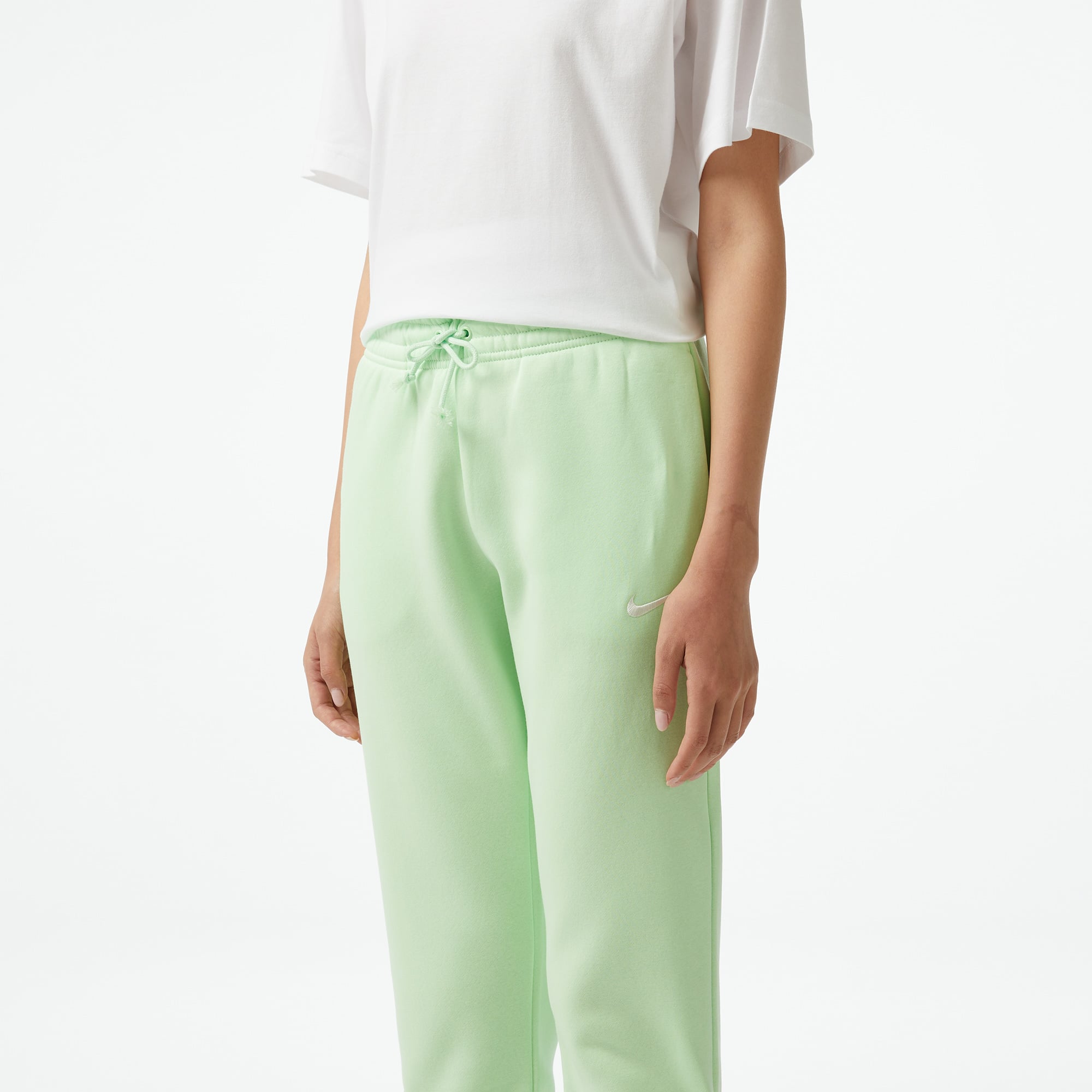  Nike Sportswear Phoenix Fleece Kadın Yeşil Eşofman Altı