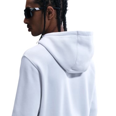  Nike Club Pullover Fleece Erkek Beyaz Hoodie