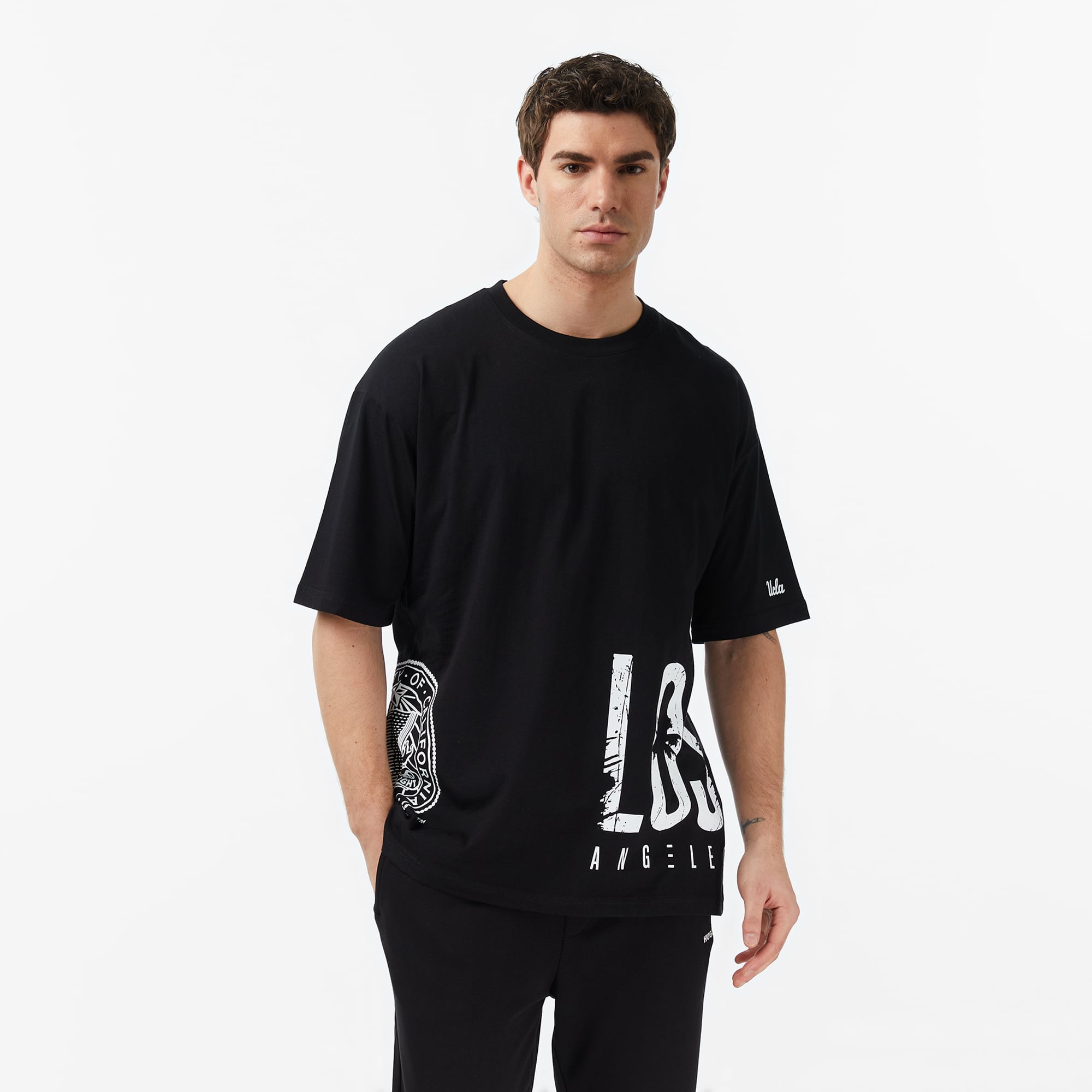 UCLA Igniso Erkek Siyah T-Shirt