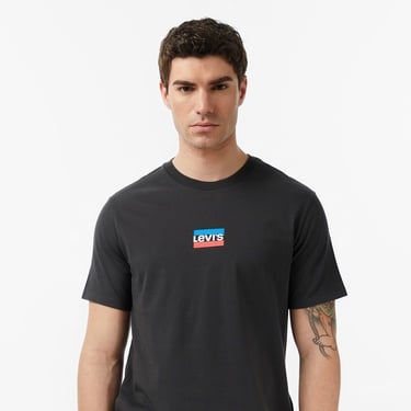  Levi's Graphic Crewneck Mini Sportswear Erkek Antrasit T-Shirt