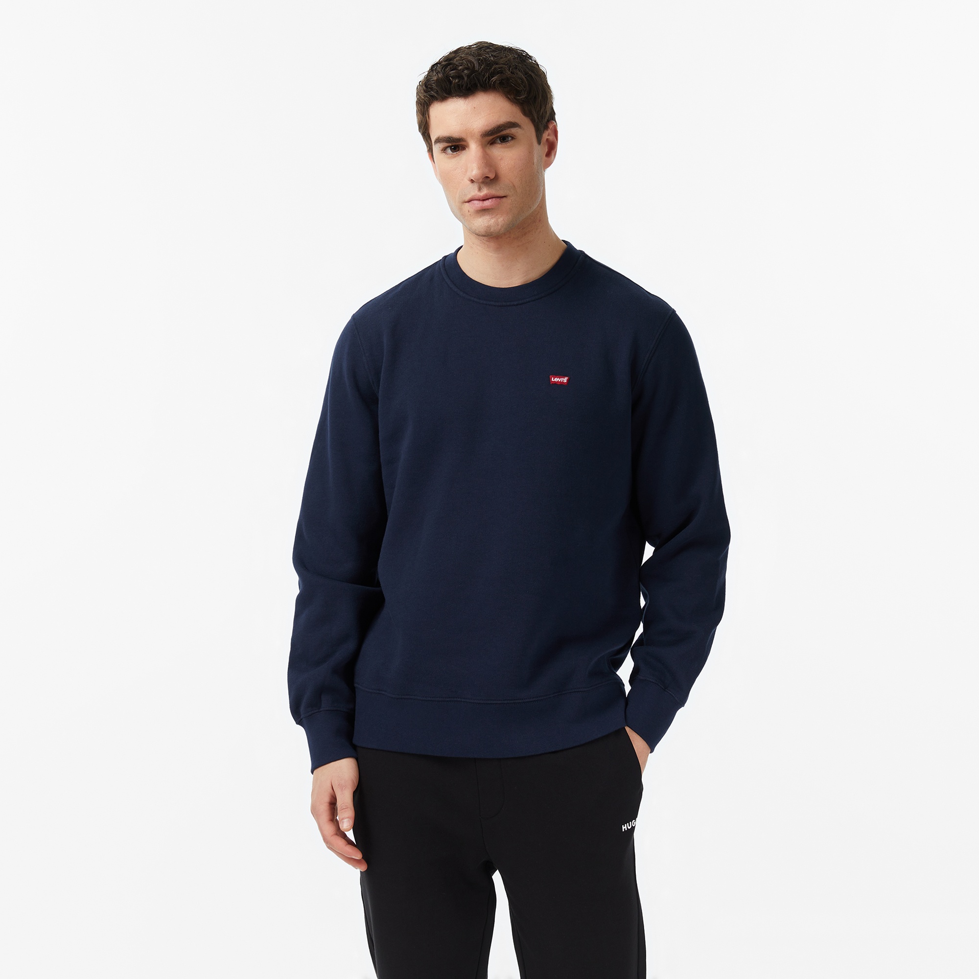 Levi's Core Crew  Erkek Mavi Sweatshirt