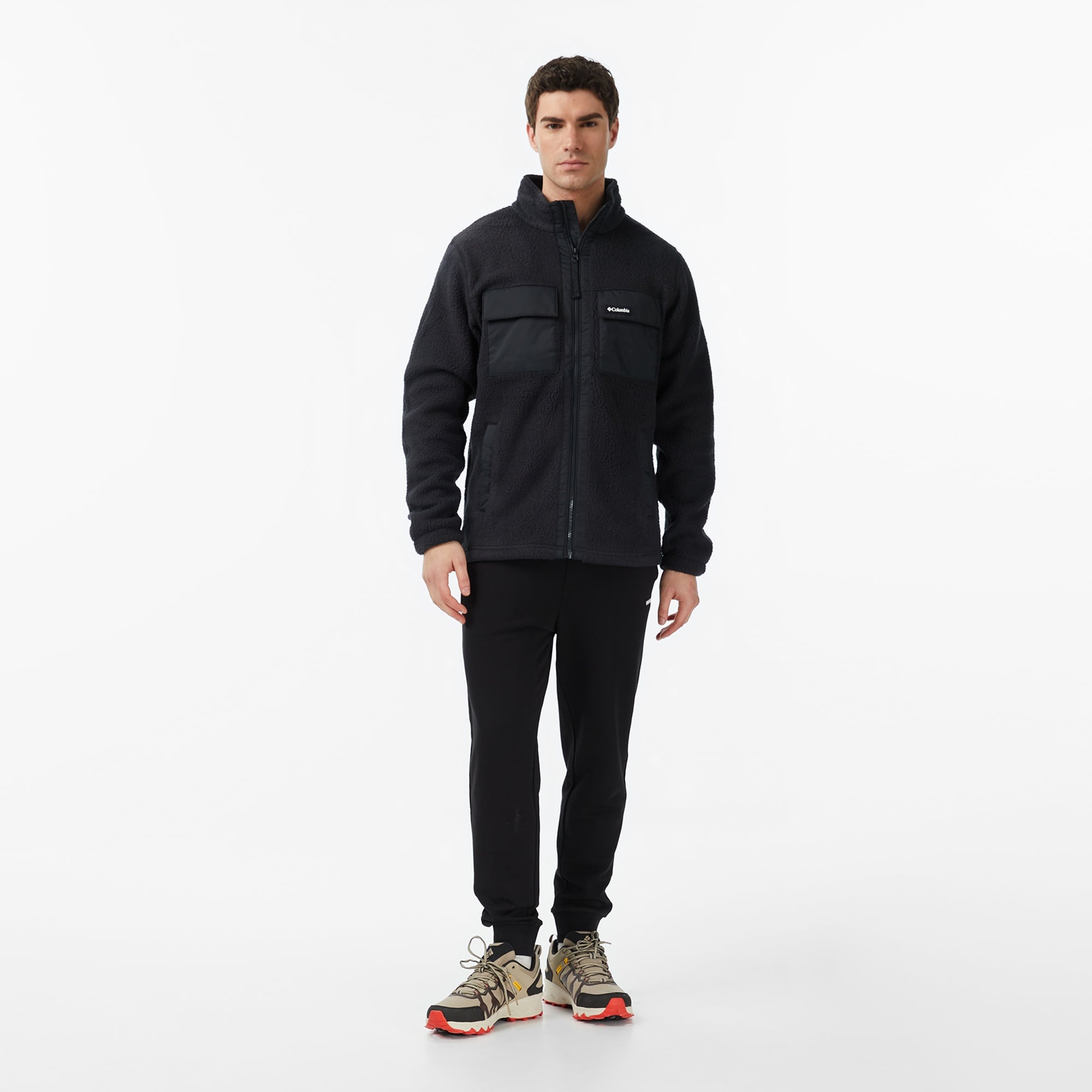 Columbia Juniper Peak Full Zip Fleece Erkek Siyah Polar Ceket