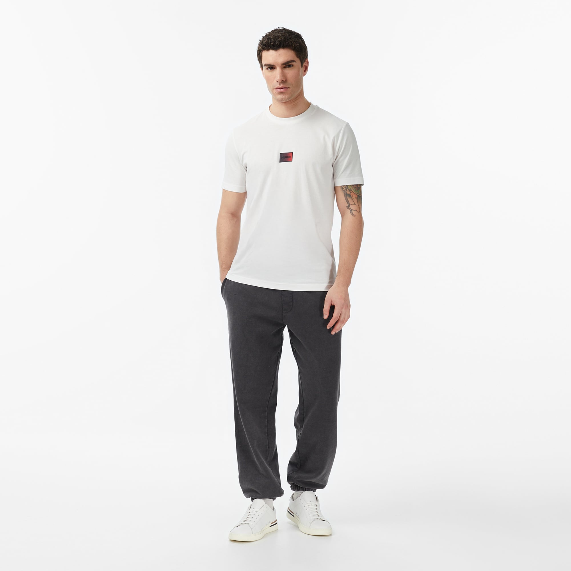 Hugo Delwony Erkek Siyah Eşofman Altı