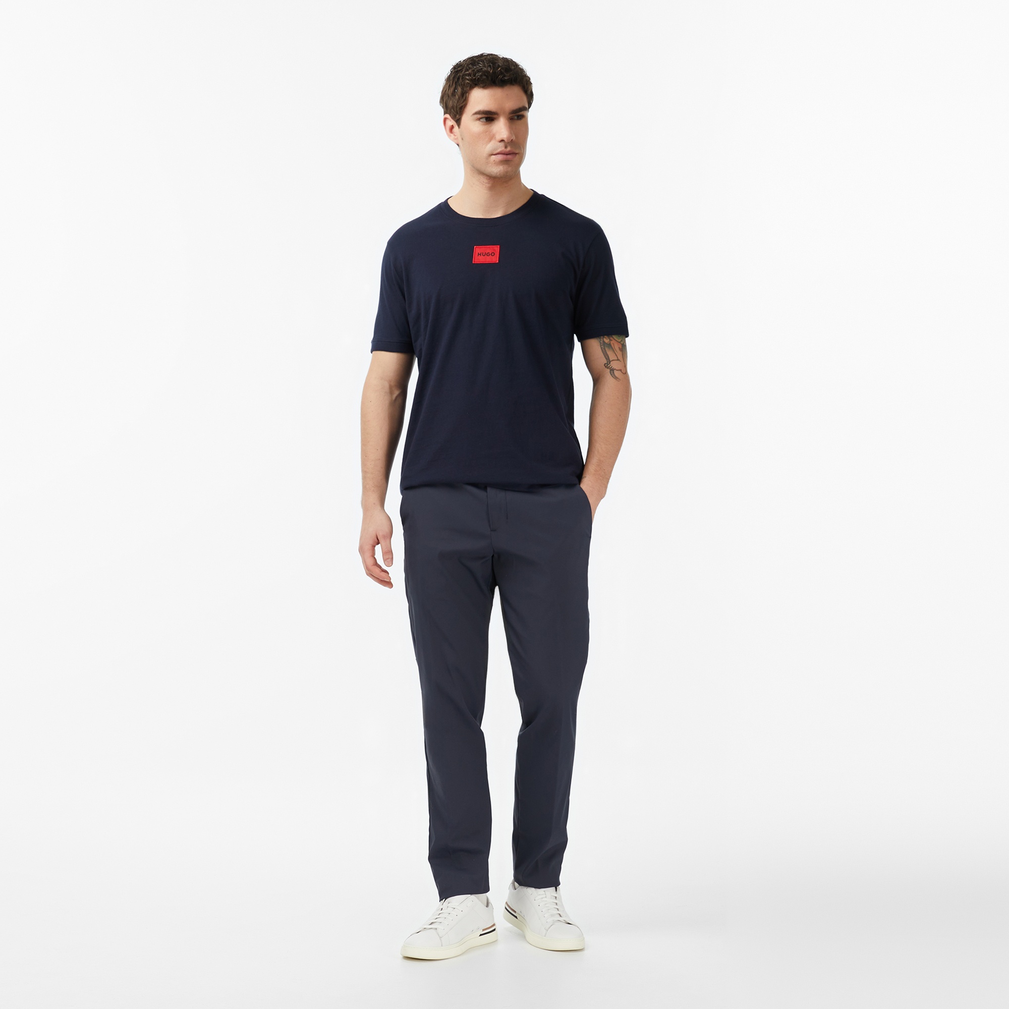 Hugo Diragolino 212 Erkek Lacivert T-Shirt