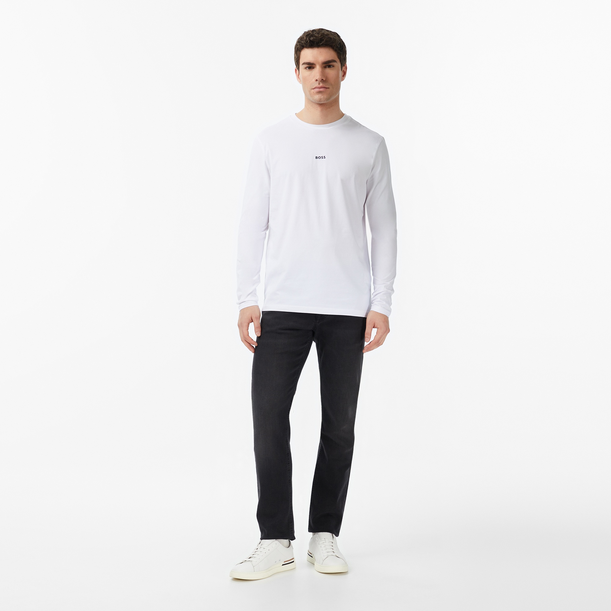 Boss Erkek Beyaz T-Shirt