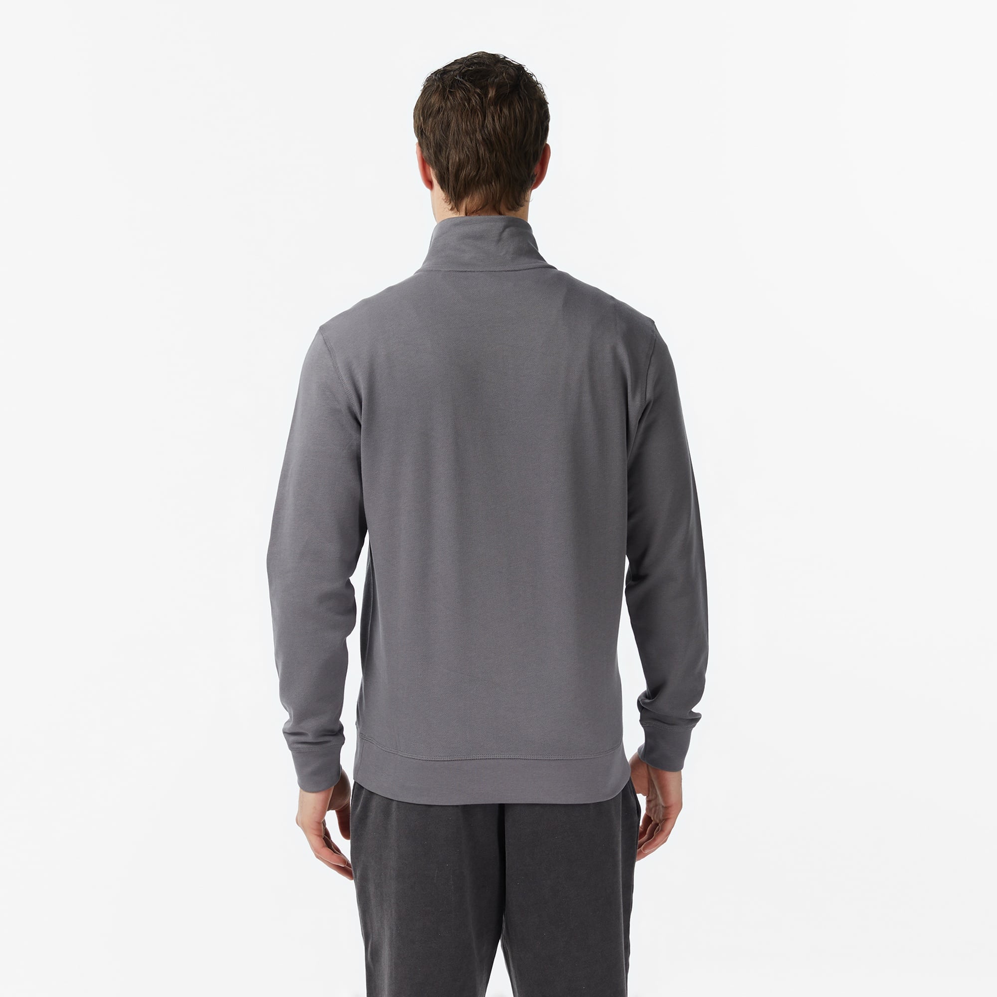 Boss Zetrust Erkek Gri Sweatshirt