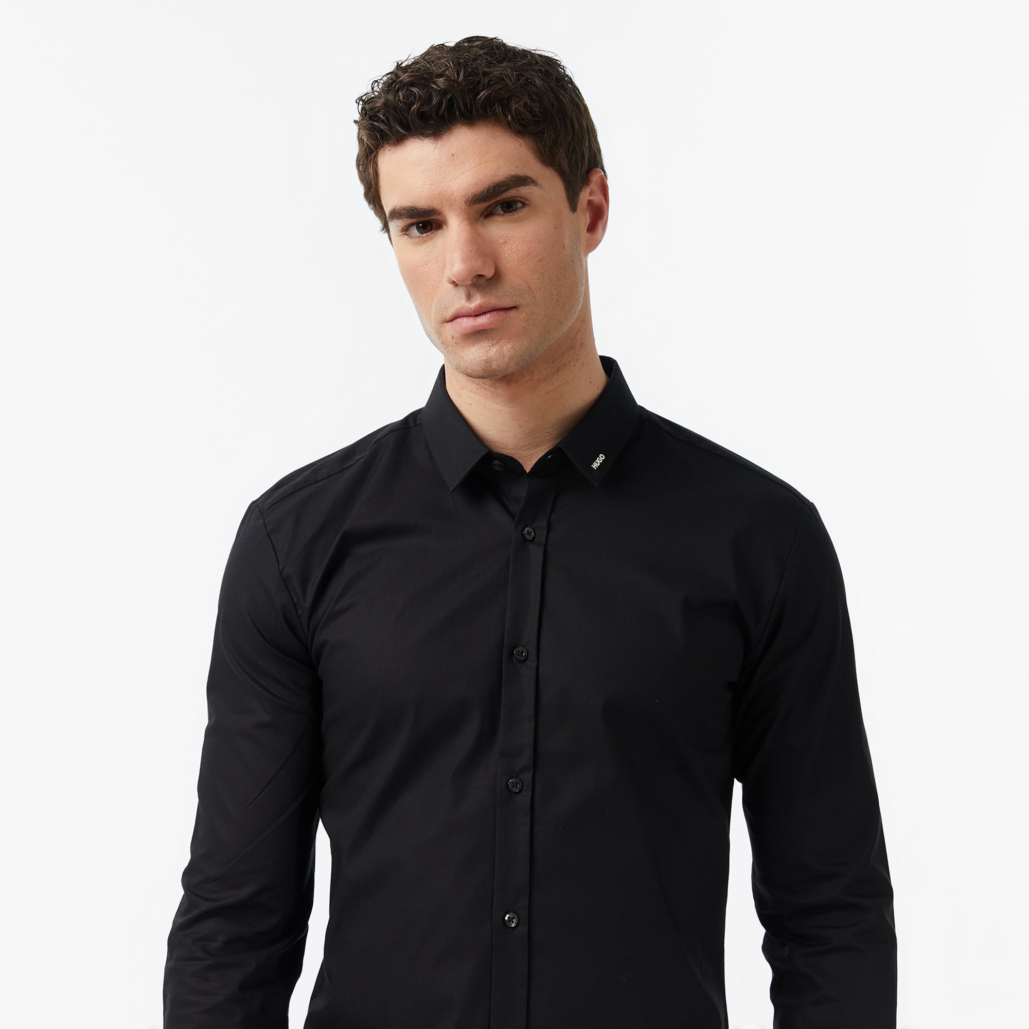 Hugo Ero3 Erkek Siyah Gömlek