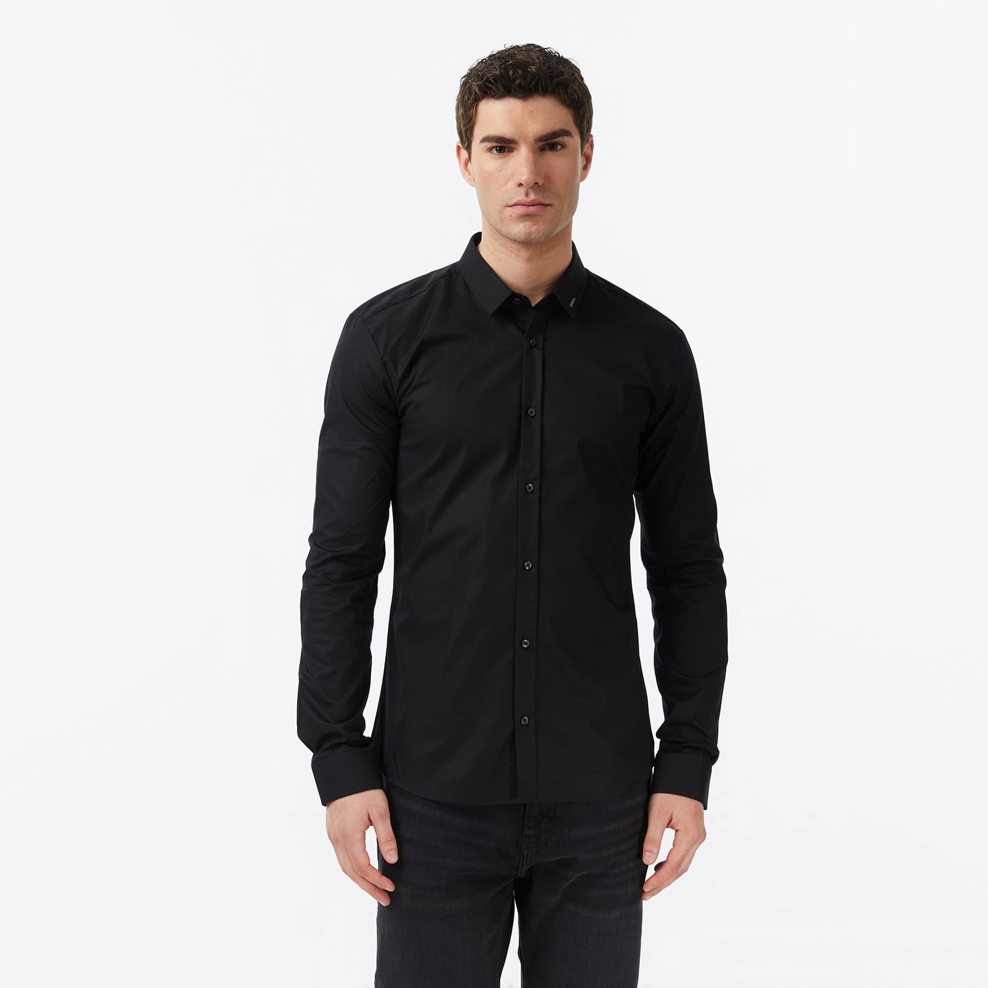 Hugo Ero3 Erkek Siyah Gömlek