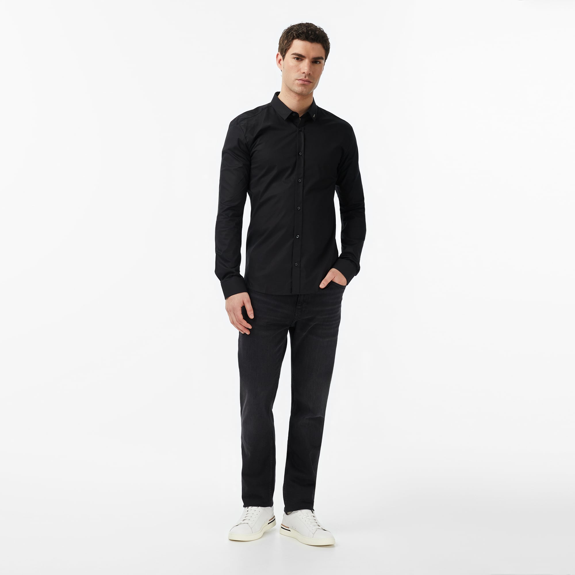 Hugo Ero3 Erkek Siyah Gömlek