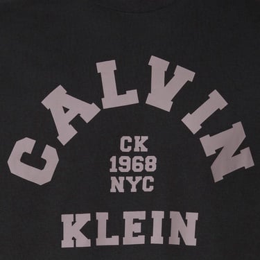  Calvin Klein 20S College Graphic Erkek Siyah T-Shirt