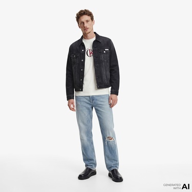  Calvin Klein 30S Graphic Erkek Beyaz T-Shirt