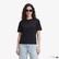 Calvin Klein Classic 20S Logo Grap Kadın Siyah T-Shirt