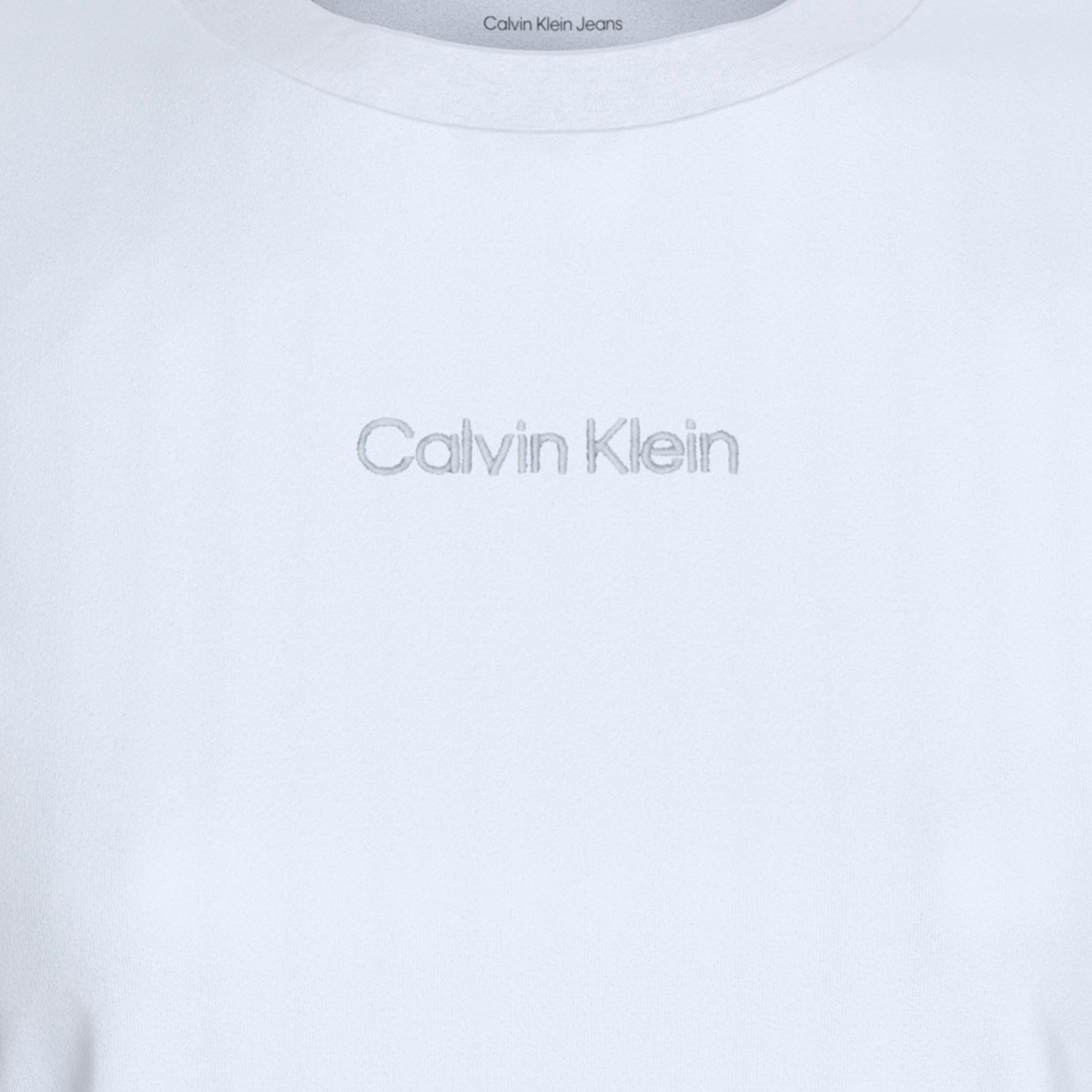 Calvin Klein Classic 20S Logo Grap Kadın Beyaz T-Shirt