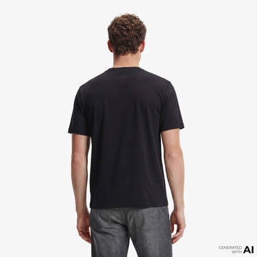  Calvin Klein 20S Graphic Erkek Gri T-Shirt