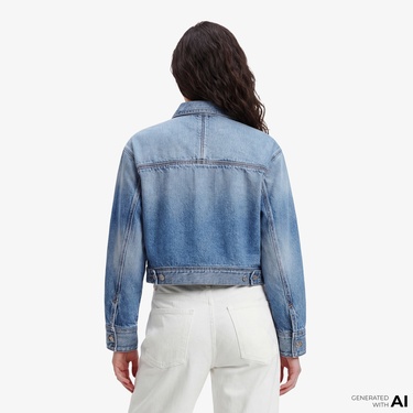  Calvin Klein Workwear Kadın Mavi Ceket