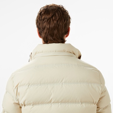  Lacoste Erkek Regular Fit Açık Kahverengi Şişme Mont