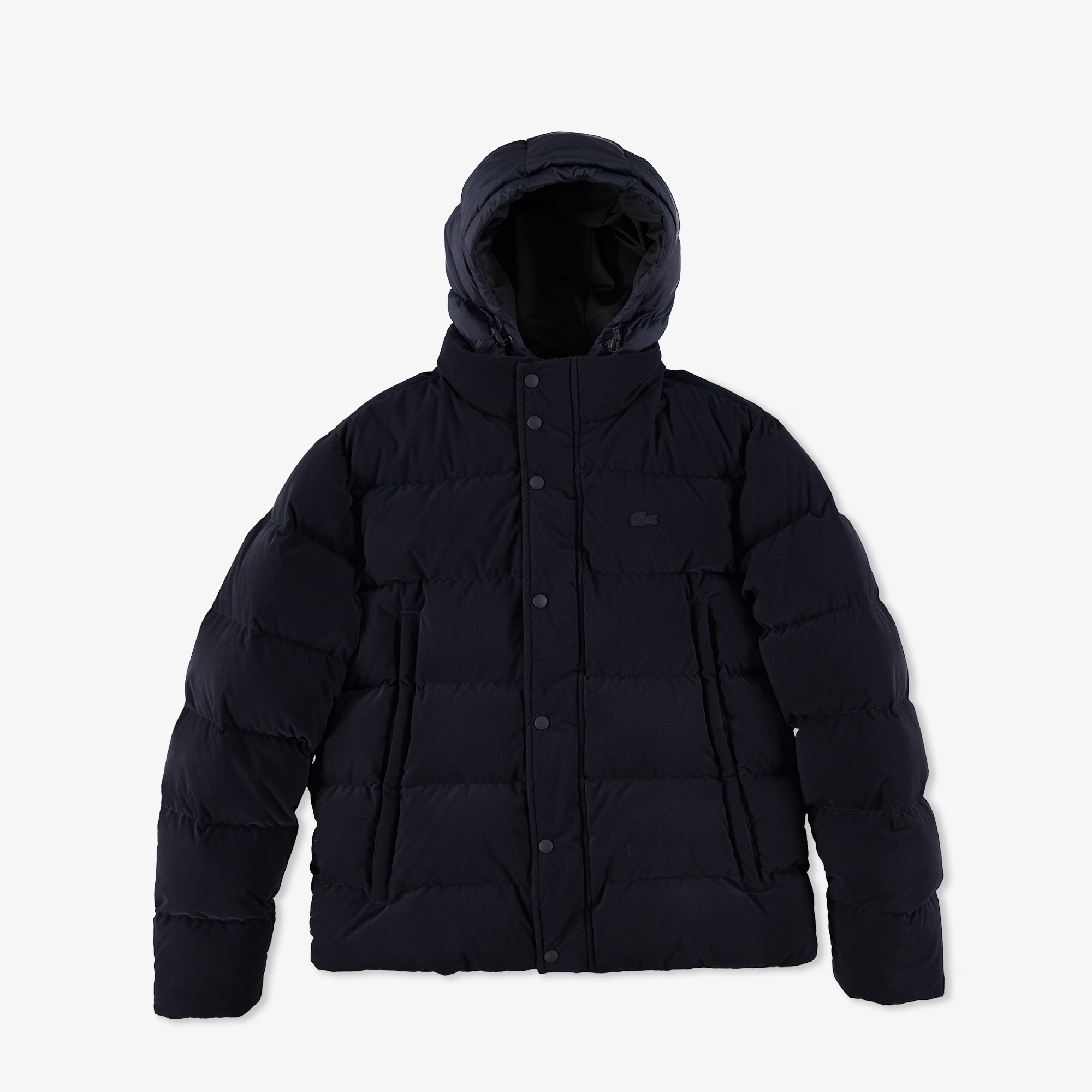 Lacoste Erkek Kapüşonlu Lacivert Mont