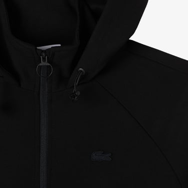  Lacoste Kadın Regular Fit Kapüşonlu Siyah Dış Gömlek