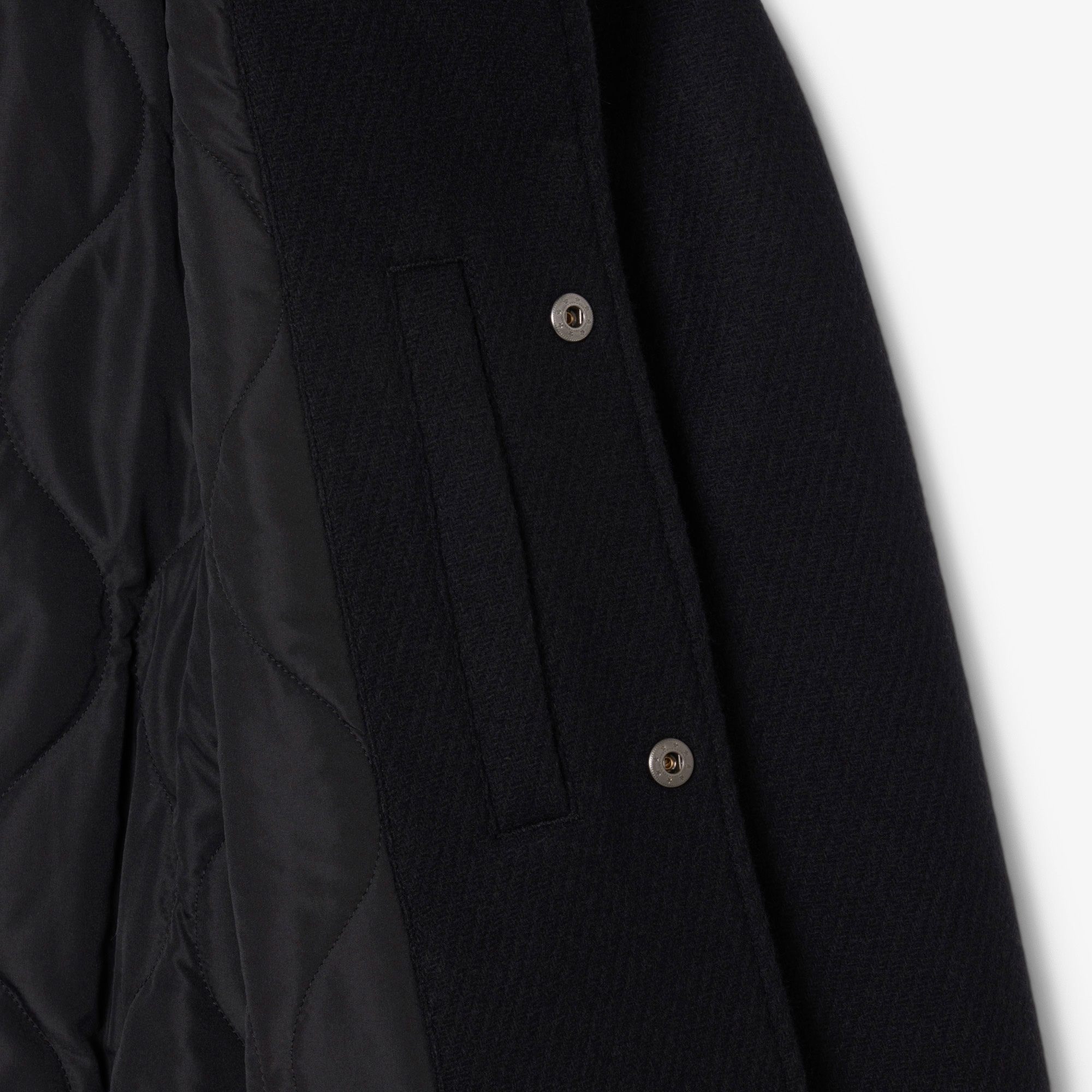 Lacoste Erkek Classic Fit Gömlek Yaka Baskılı Siyah Ceket