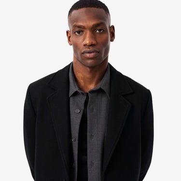  Lacoste Erkek Classic Fit Siyah Kaban