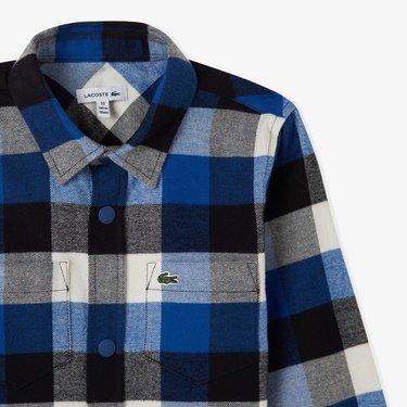  Lacoste Çocuk Koyu Mavi Gömlek