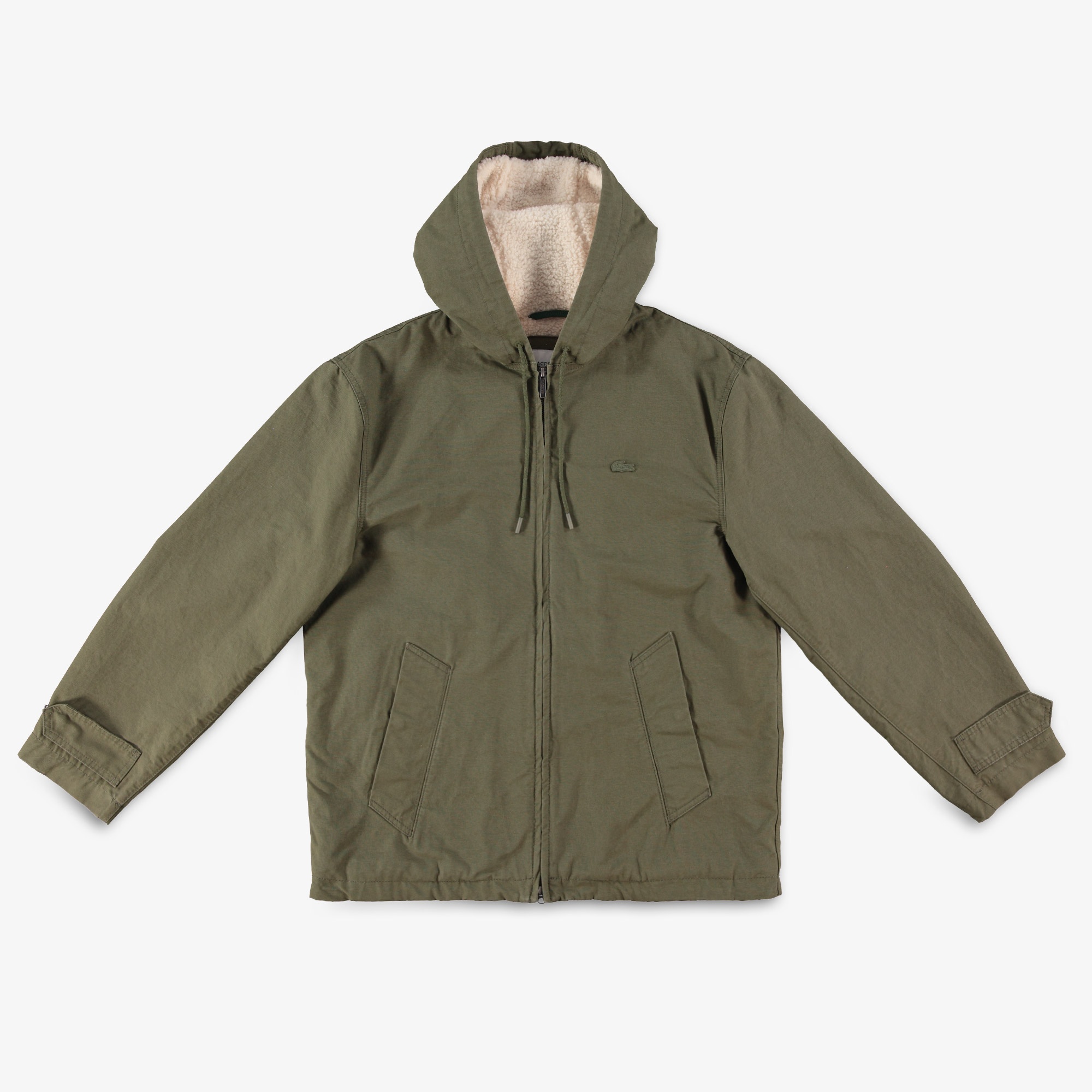 Lacoste Erkek Kapüşonlu Haki Mont