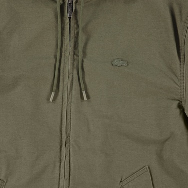  Lacoste Erkek Kapüşonlu Haki Mont