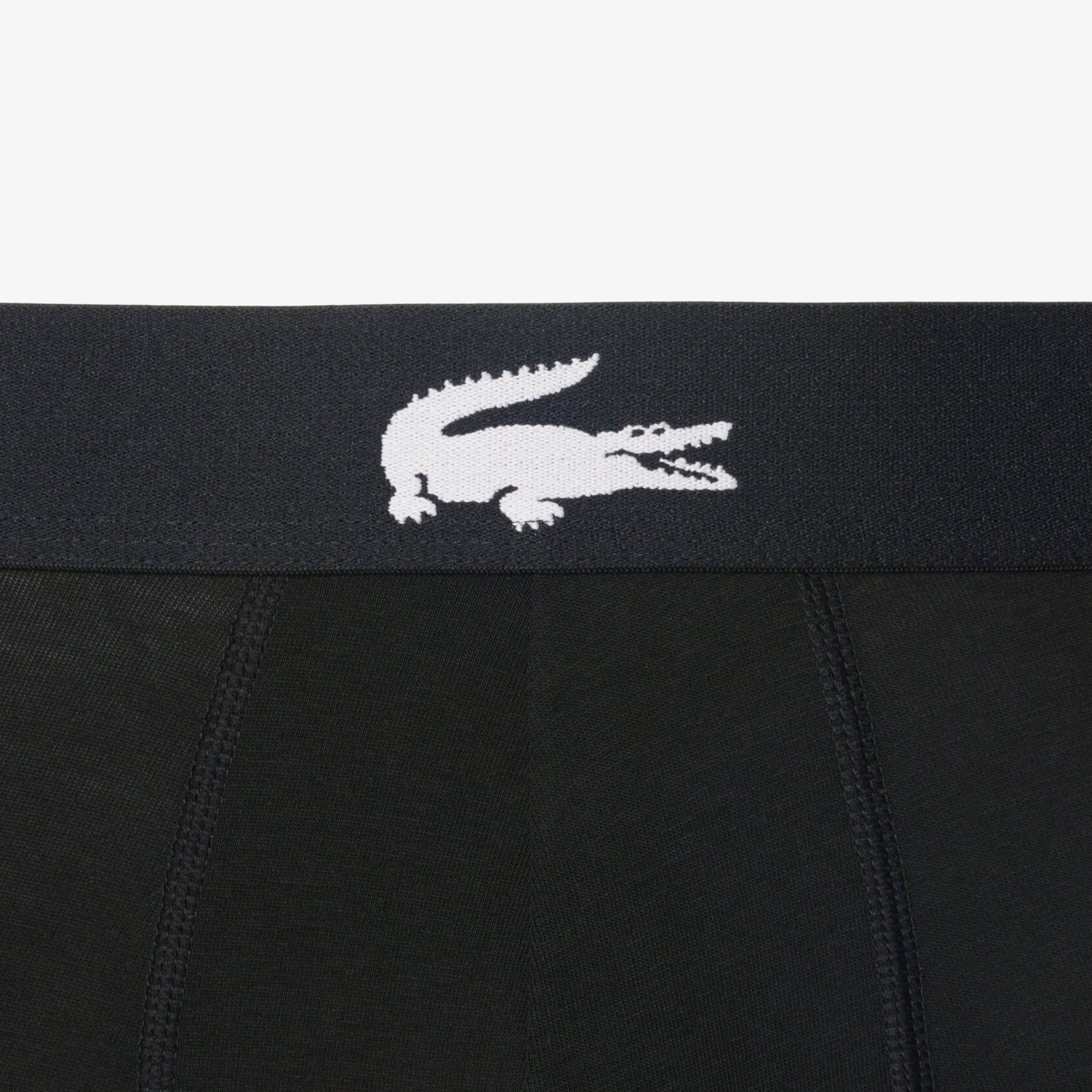 Lacoste Erkek Baskılı 3'lü Siyah Boxer