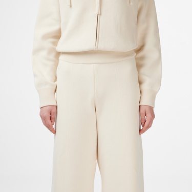  Lacoste Kadın Regular Fit Krem Pantolon