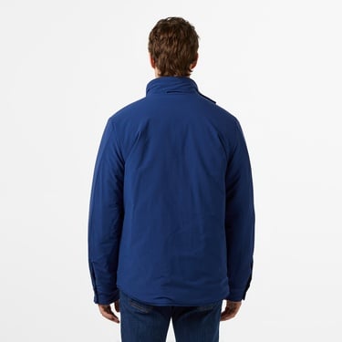  Lacoste Erkek Dik Yaka Çift Taraflı Lacivert Mont