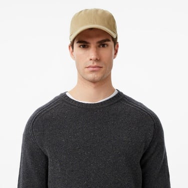  Lacoste Erkek Classic Fit Bisiklet Yaka Yün Gri Kazak