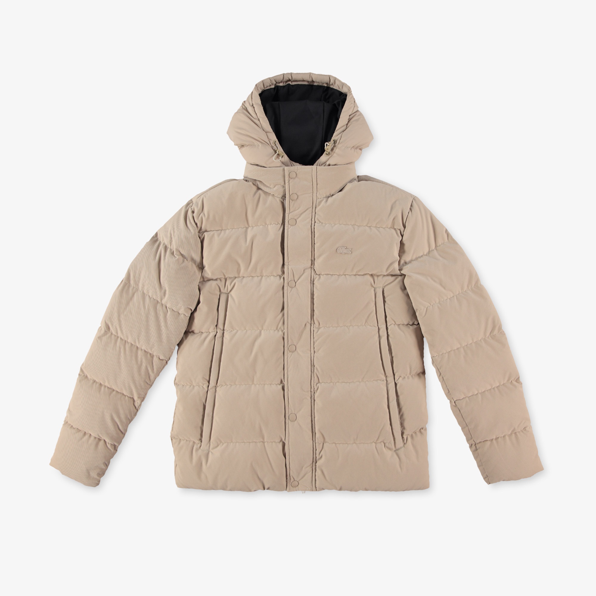 Lacoste Erkek Kapüşonlu Bej Mont