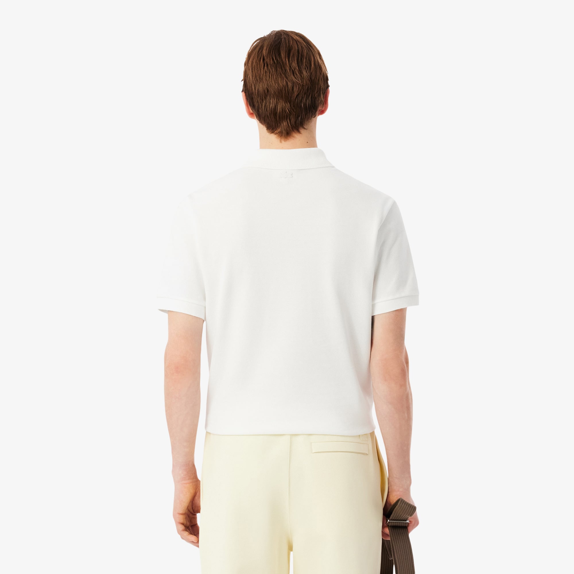  Lacoste Erkek Classic Fit Beyaz Polo