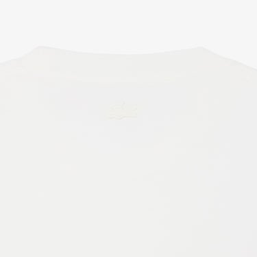  Lacoste Erkek Classic Fit Bisiklet Yaka Beyaz T-Shirt